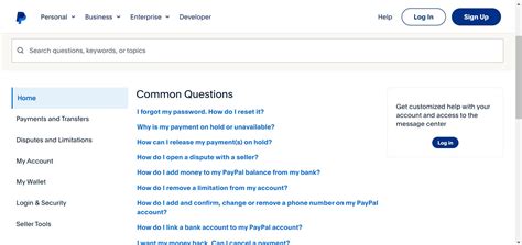 paypal help center